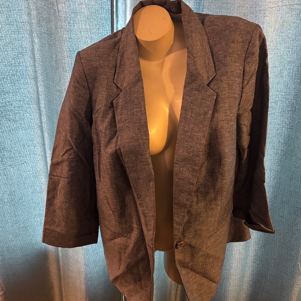 Bar III blue Jean like color  Blazer